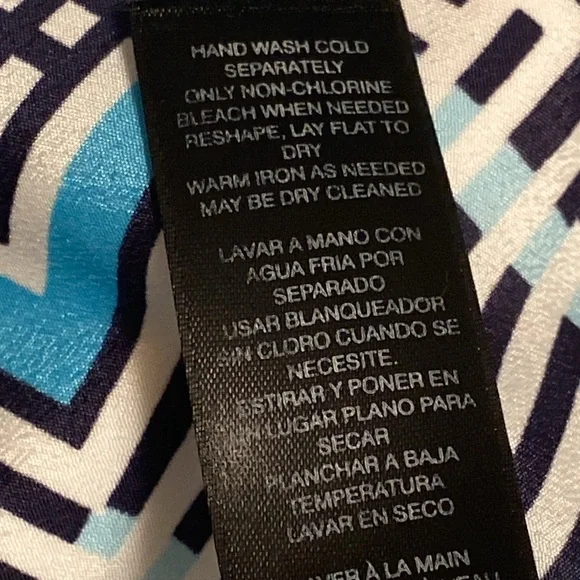 WHBM Excellent Condition, Teal/Black/White, see measurements in photos below - Picture 7 of 13